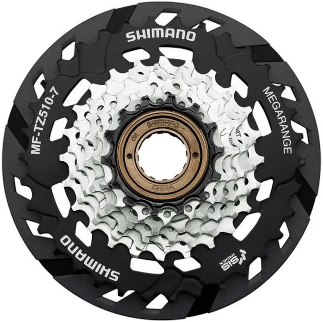 Shimano Tourney MF-TZ510-7 Schroefkrans 7-speed 14-34T - Zwart/Zilver