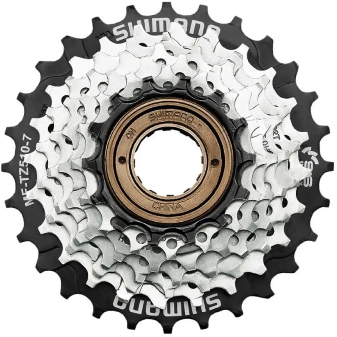 Shimano Tourney MF-TZ510-7 Schroefkrans 7-speed 14-34T - Zwart/Zilver - afbeelding 6 van 6