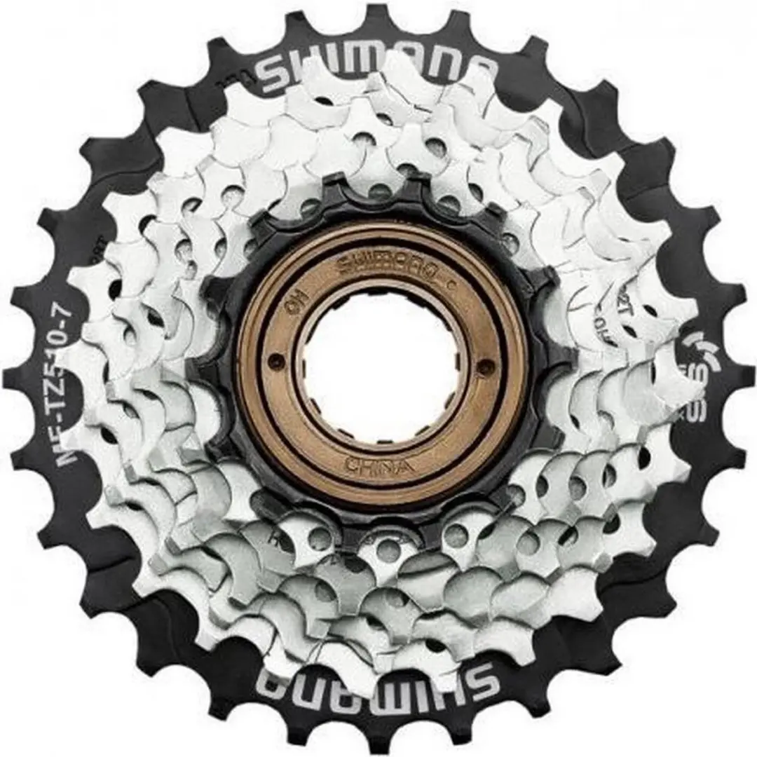 Shimano Tourney MF-TZ510-7 Schroefkrans 7-speed 14-34T - Zwart/Zilver