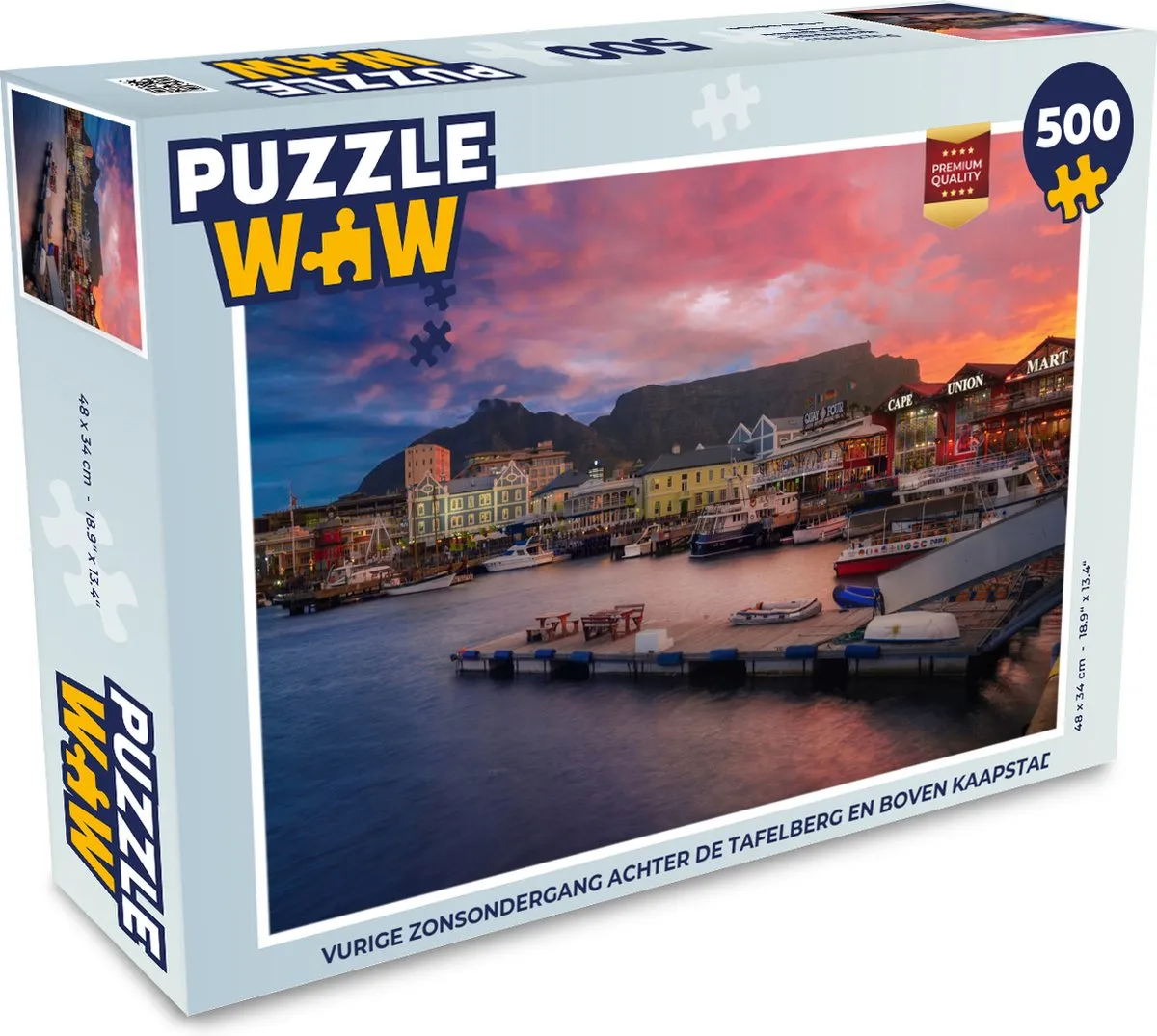 PuzzleWow Tafelberg Kaapstad Legpuzzel 500 Stuks
