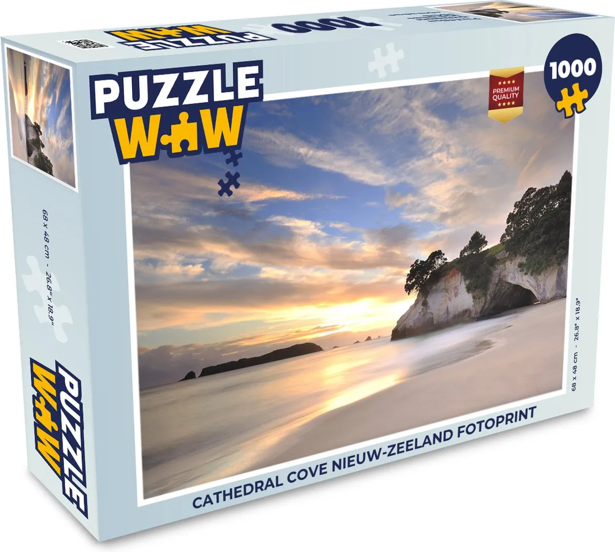 PuzzleWow Cathedral Cove Legpuzzel 1000 Stuks