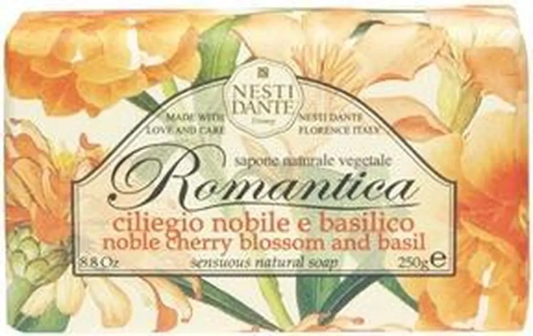 2 x 250 gr Nesti Dante Zeep Romantica cherry blossom and basil