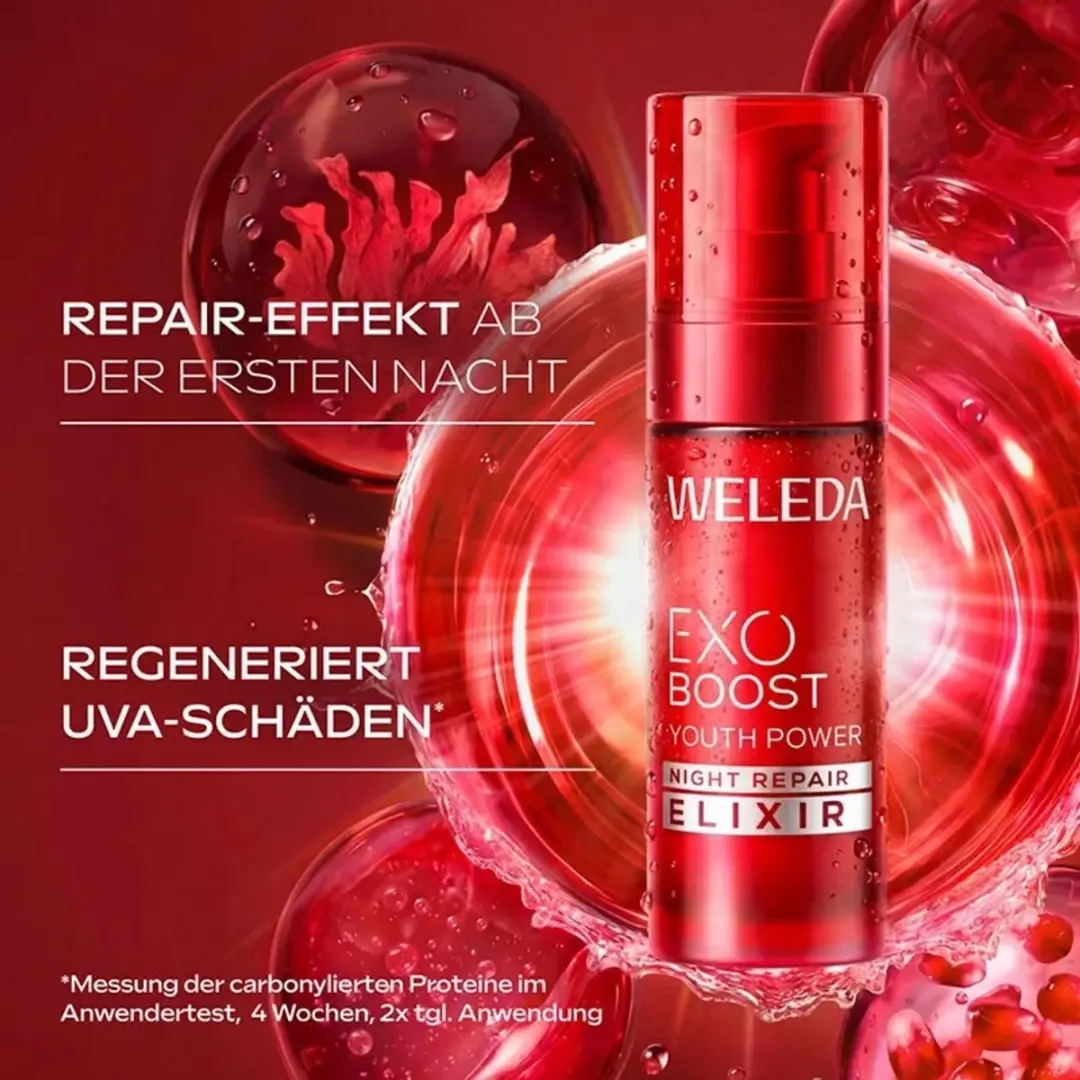 Weleda Exo Boost Youth Power Night Repair Elixir 30ml - afbeelding 2 van 2
