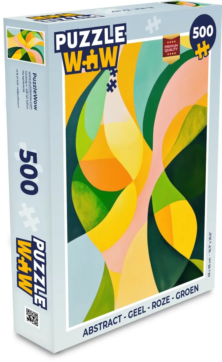 PuzzleWow Abstract Legpuzzel 500 Stuks