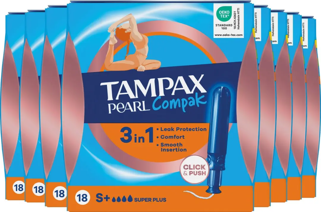 Tampax Pearl Compak Super PlusTampons