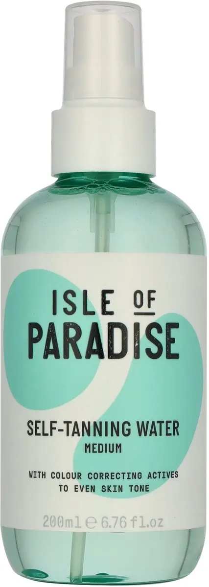 Isle of Paradise Medium Self Tanning Water 200ml - Lichaam/Gezicht
