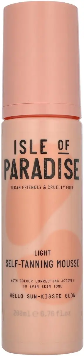 Isle of Paradise Light Self Tanning Mousse 200ml