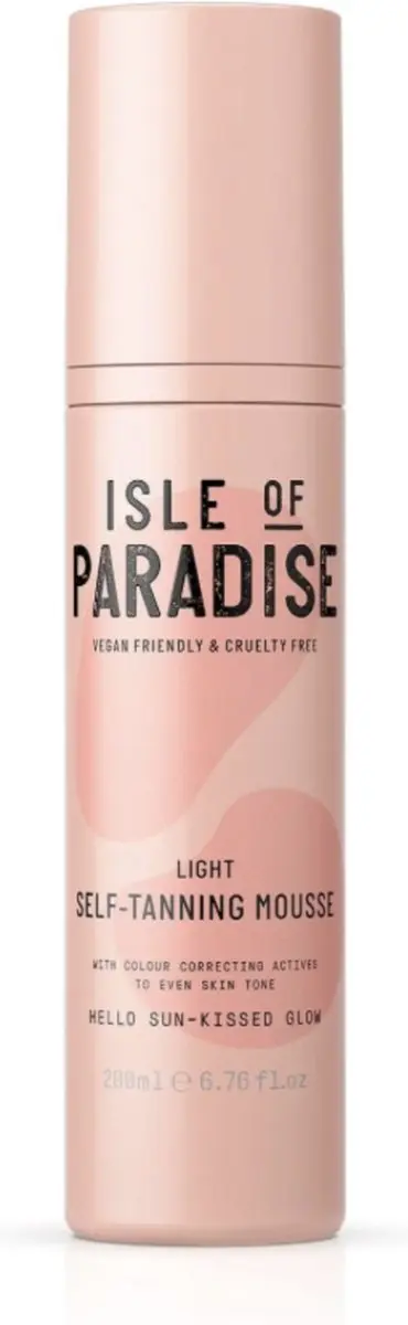 Isle of Paradise Light Self Tanning Mousse 200ml