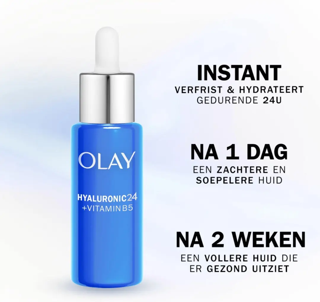 Olay Dagserum Hyaluronic 24 + Vitamine B5 6x40ml