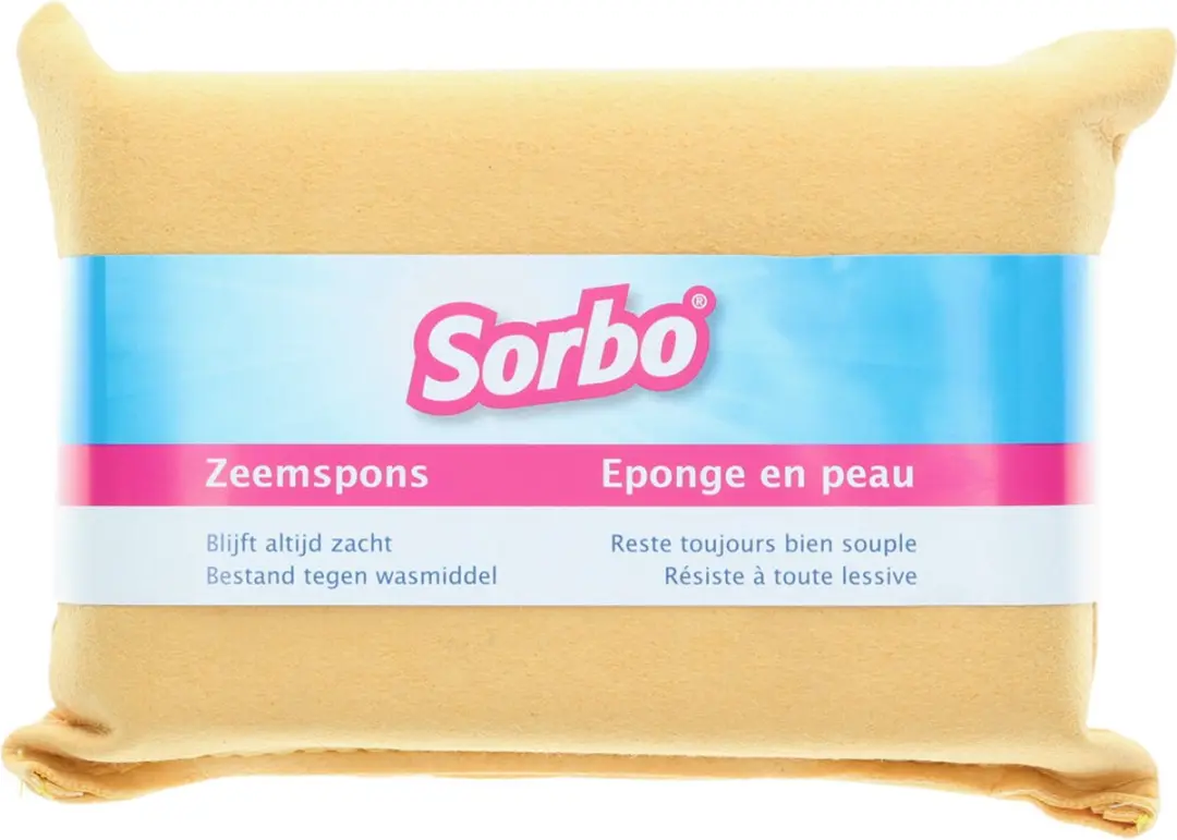 Sorbo Natuurzeemspons 10x14x3,5 cm