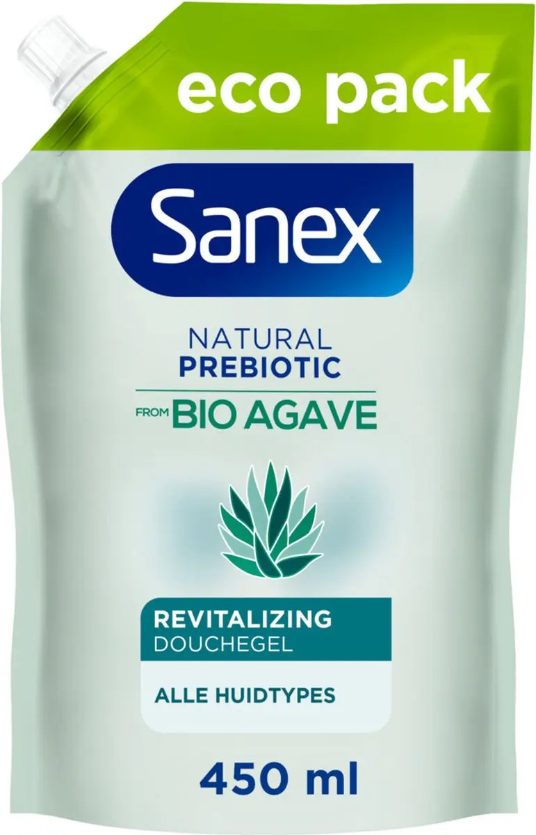 Sanex Douchegel Expert Skin Health Navulling Agave Revitalizing