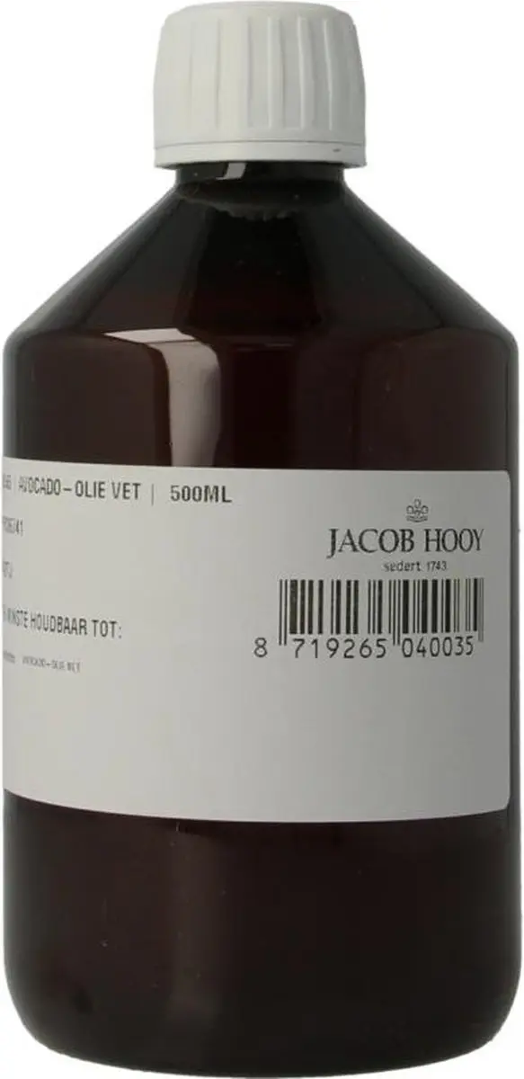 Jacob Hooy Avocado Olie 500ml