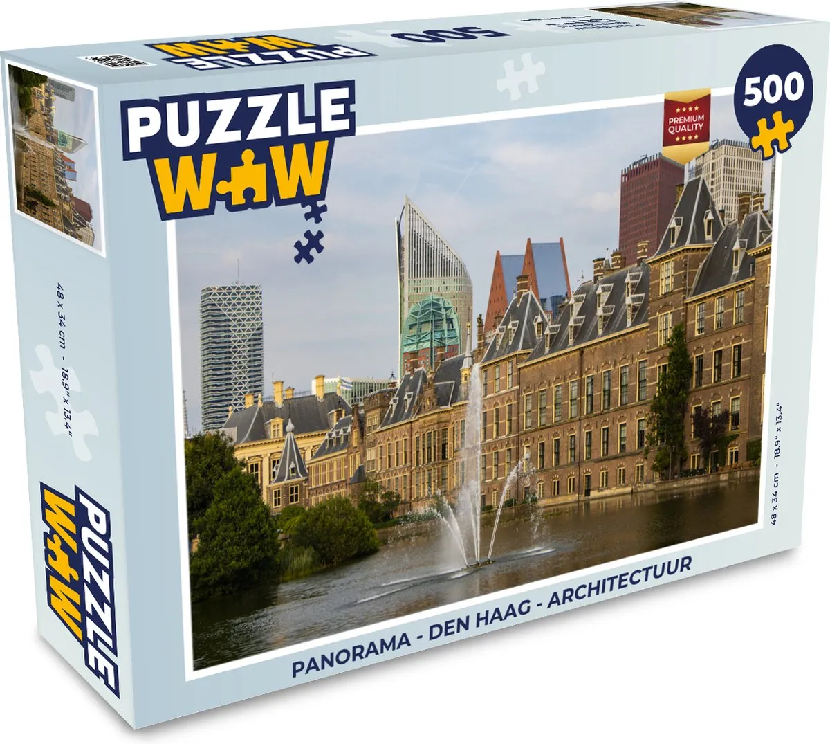 PuzzleWow Legpuzzel Den Haag Architectuur 500 Stuks