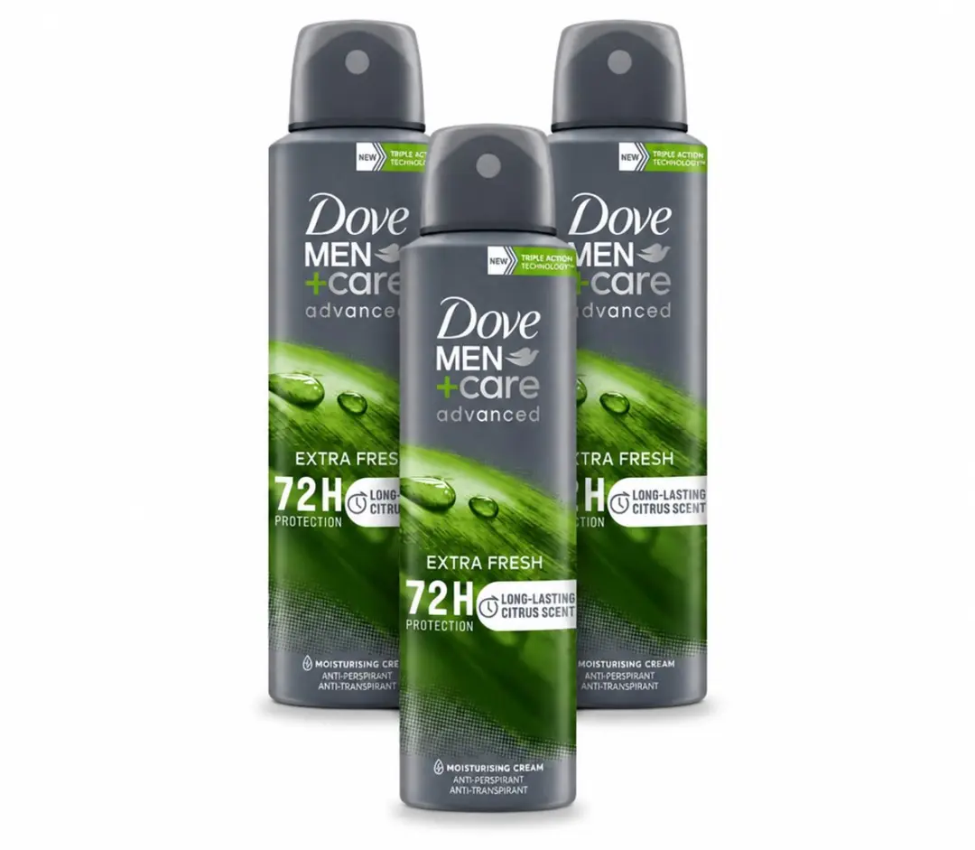 3 x Dove Men+Care Deodorant Spray