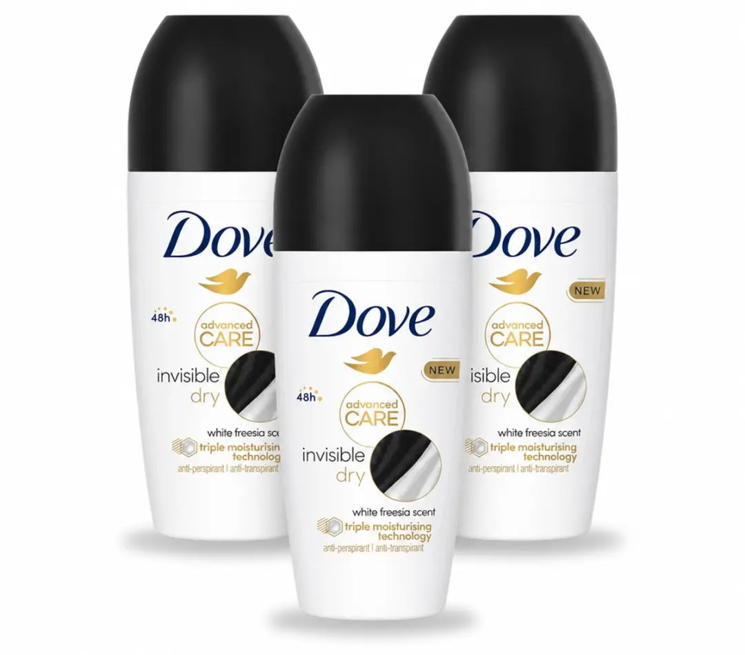 3 x Dove Deodorant Roller