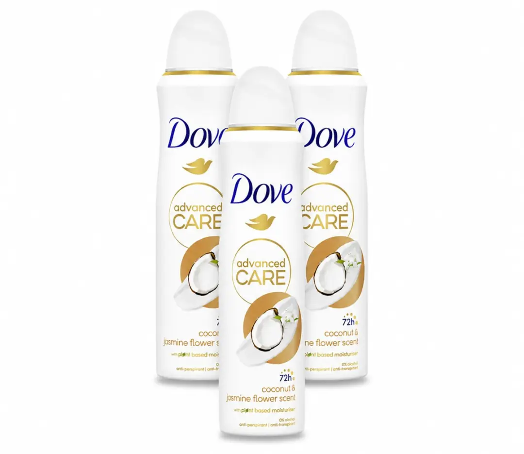 3 x Dove Deodorant Spray