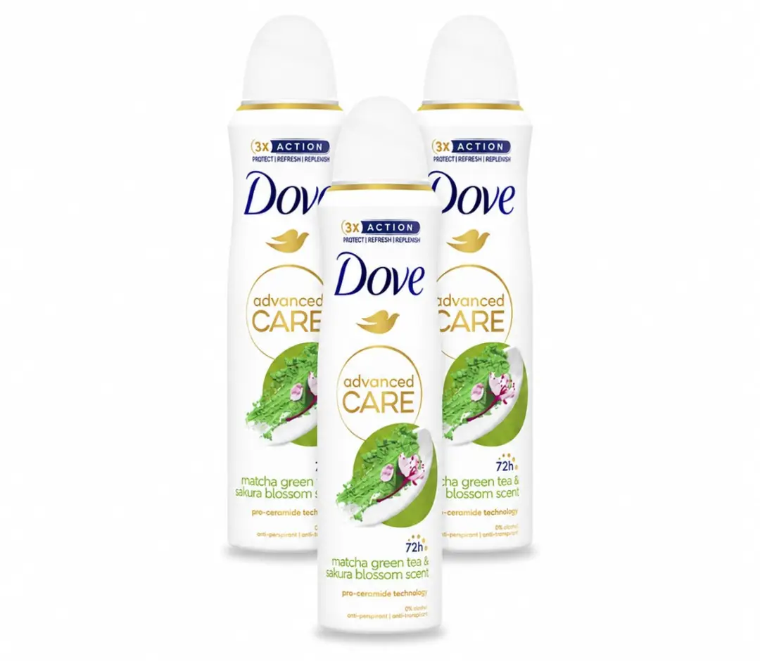 3 x Dove Deodorant Spray