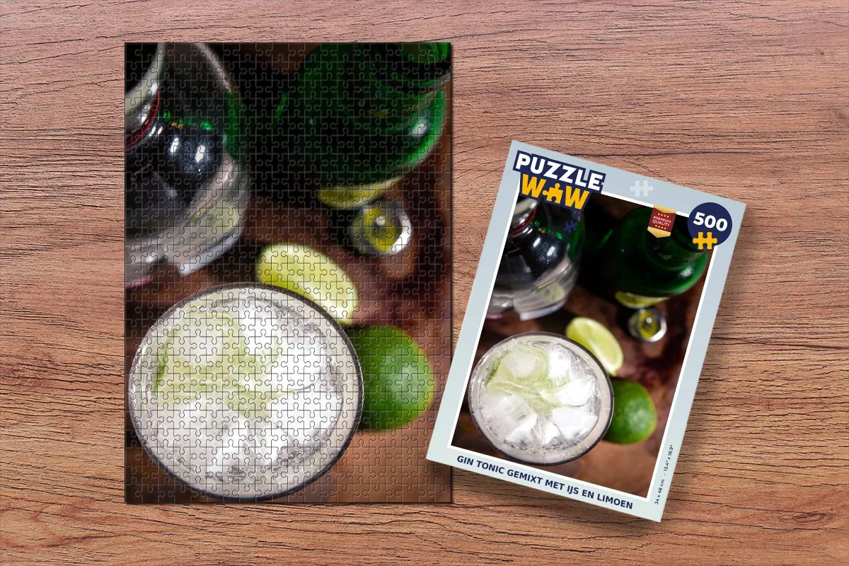 PuzzleWow Gin Tonic Puzzel 500 Stuks