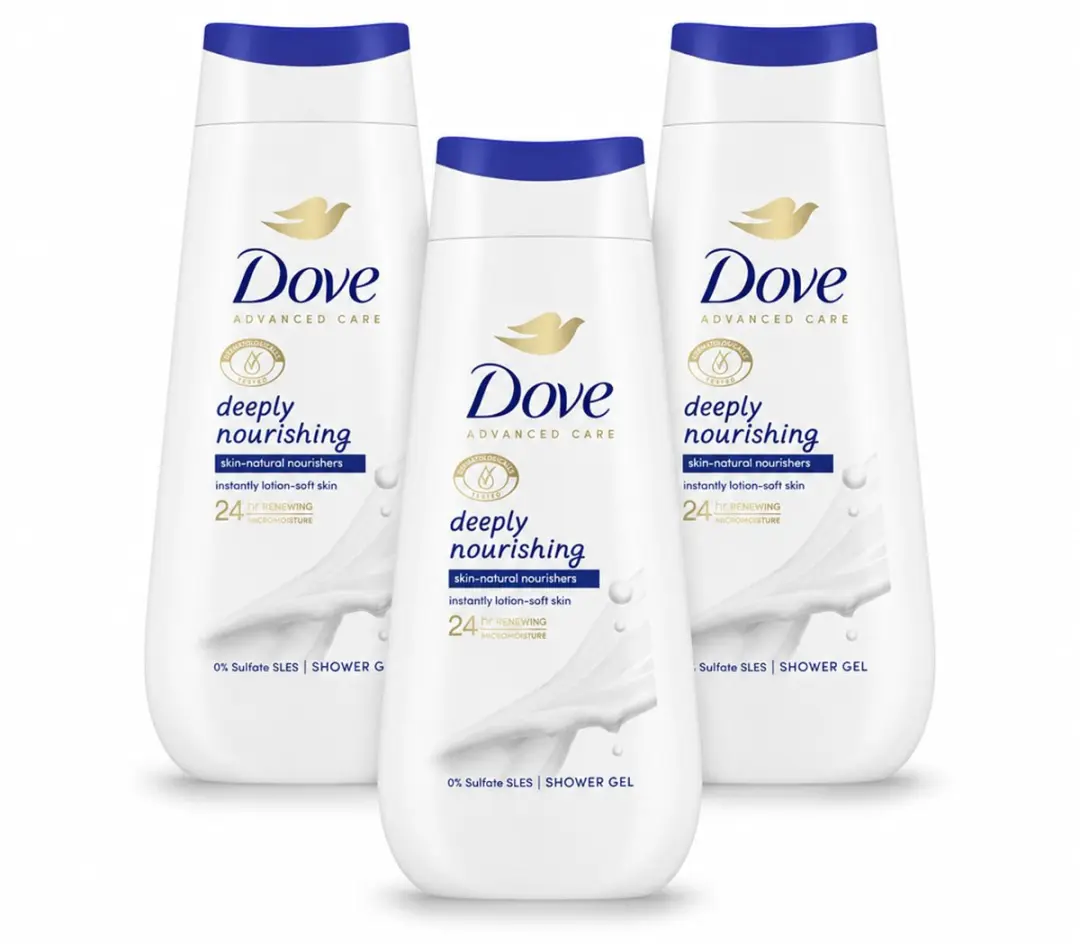 3 x Dove Douchecrème