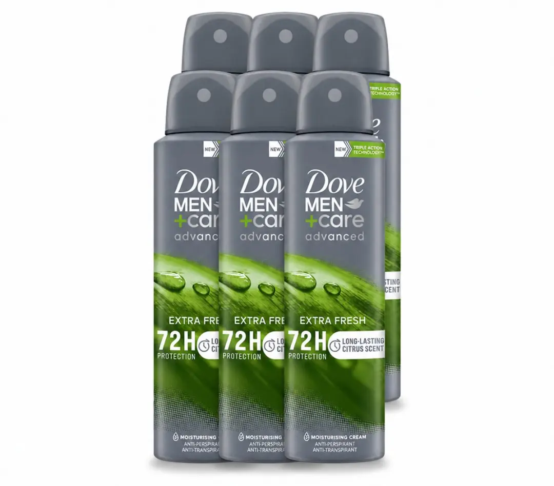 6 x Dove Men+Care Deodorant Spray