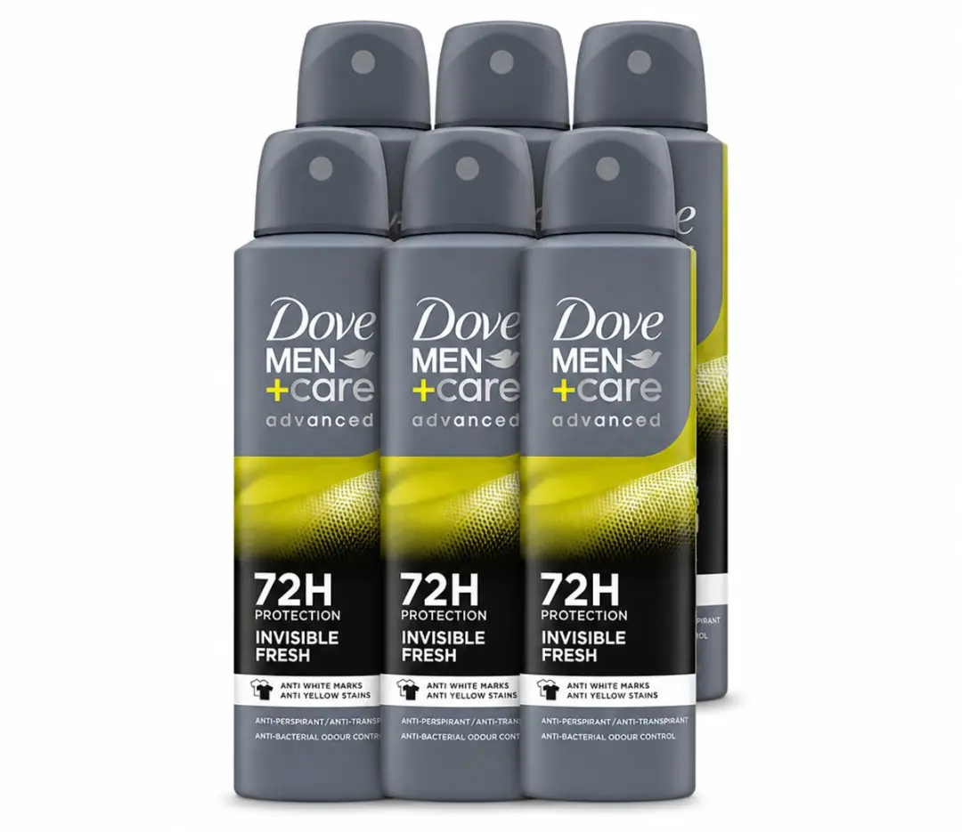 6 x Dove Men+Care Deodorant Spray