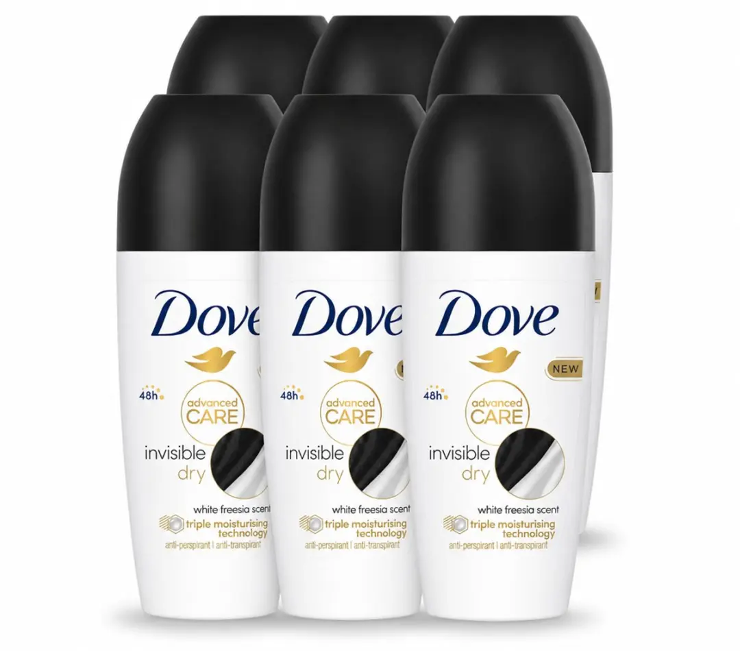 6 x Dove Deodorant Roller