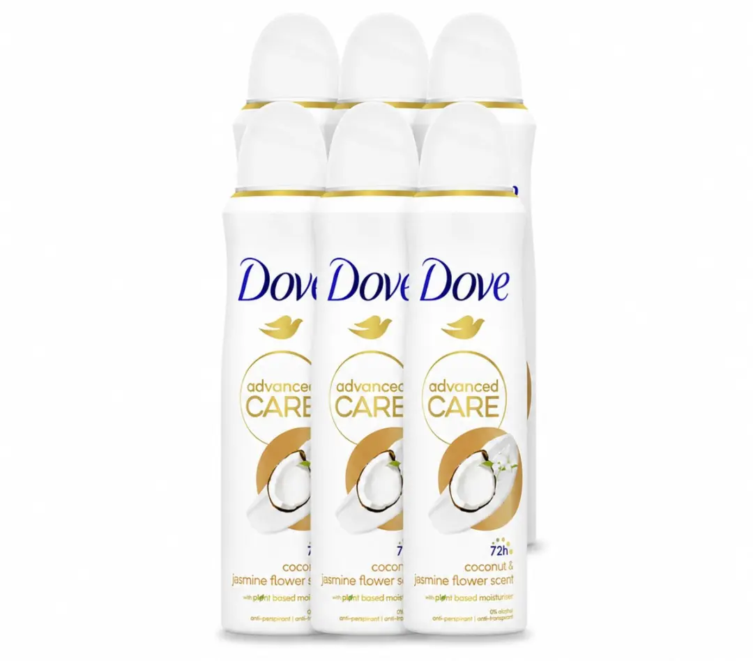 6 x Dove Deodorant Spray