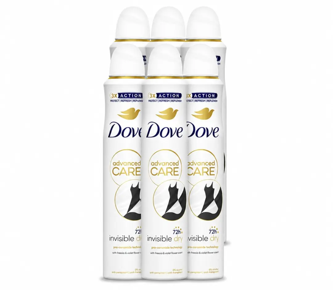 6 x Dove Deodorant Spray