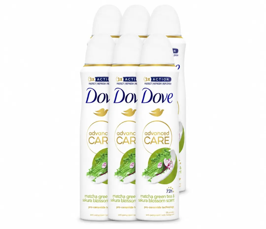 6 x Dove Deodorant Spray