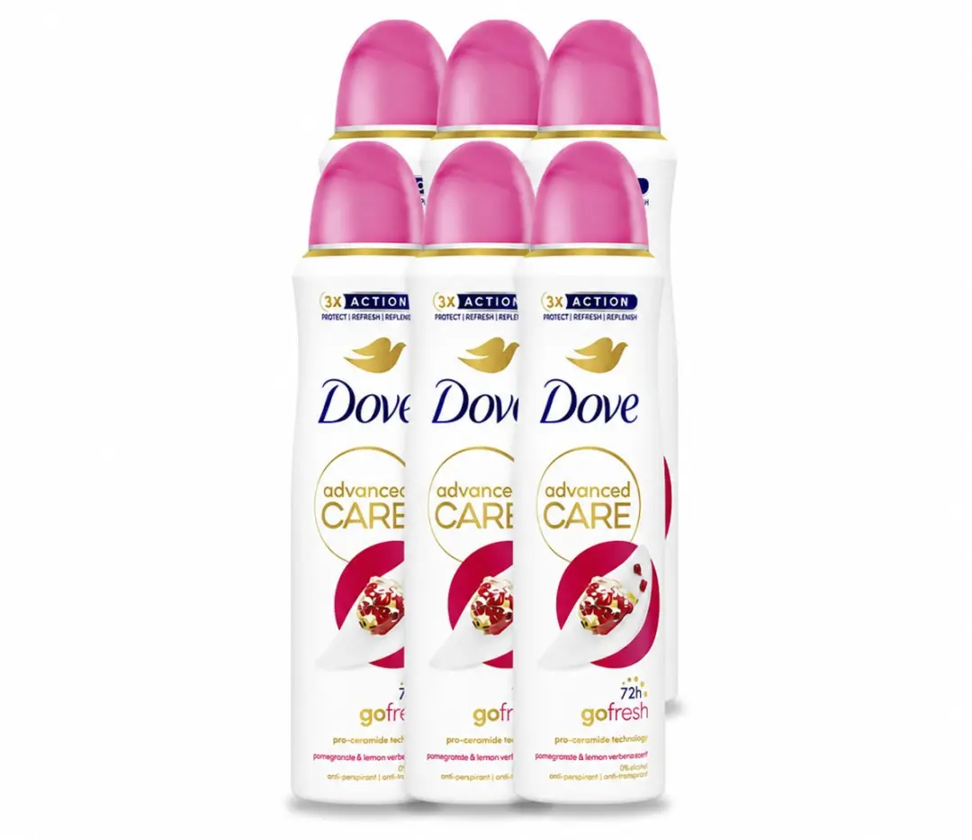 6 x Dove Deodorant Spray