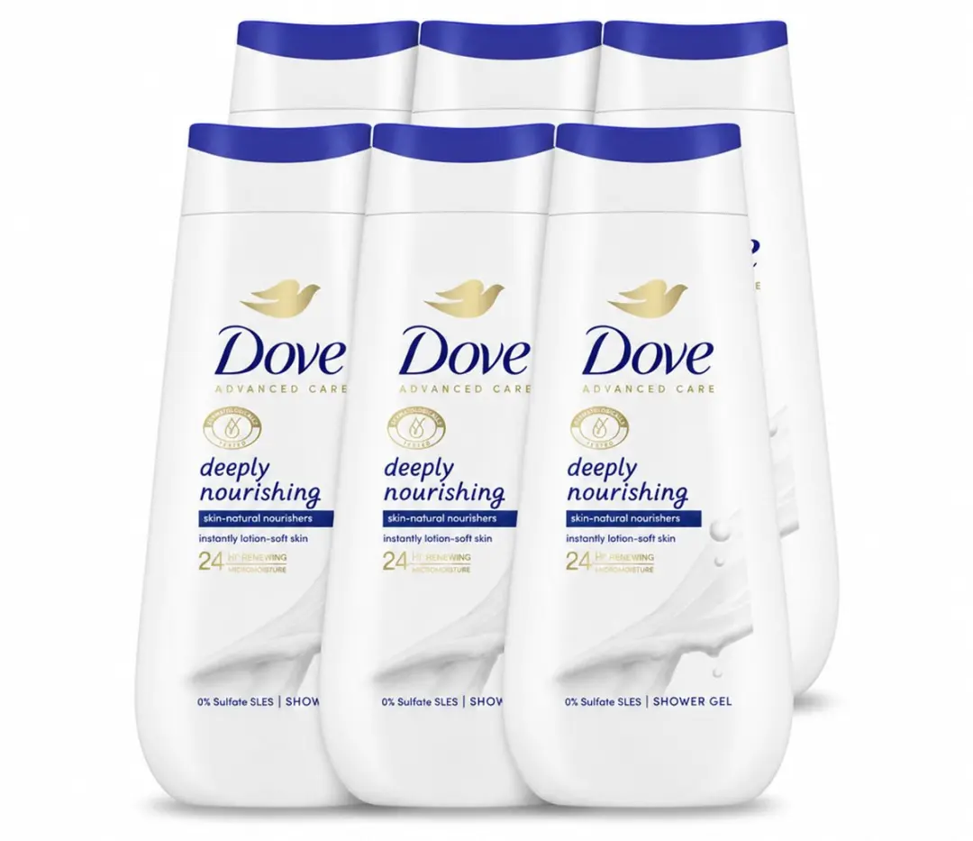 6 x Dove Douchecrème