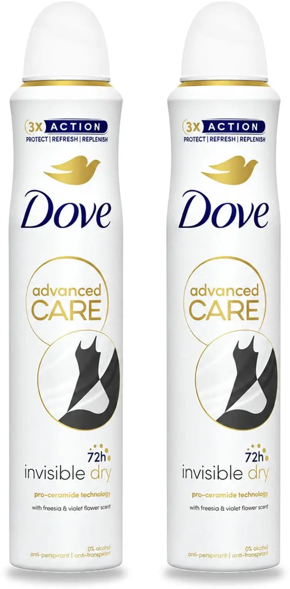 2 x Dove Deodorant Spray
