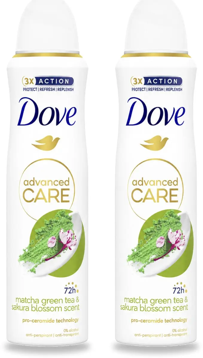 2 x Dove Deodorant Spray
