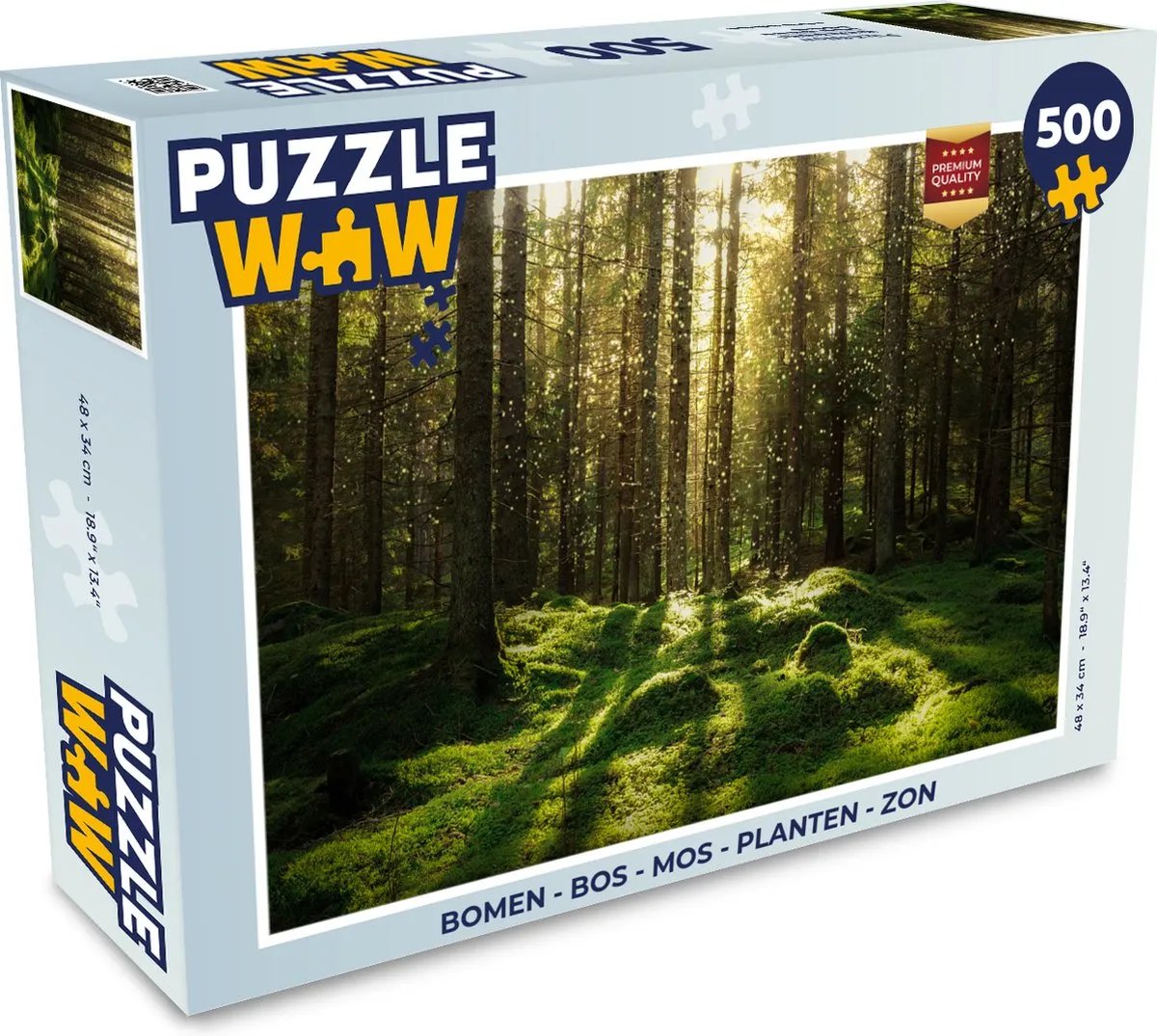PuzzleWow Legpuzzel Bomen & Natuur 1000 Stuks - Multicolor
