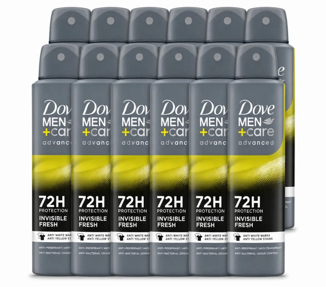 12 x Dove Men+Care Deodorant Spray