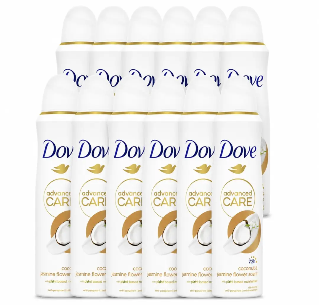 12 x Dove Deodorant Spray