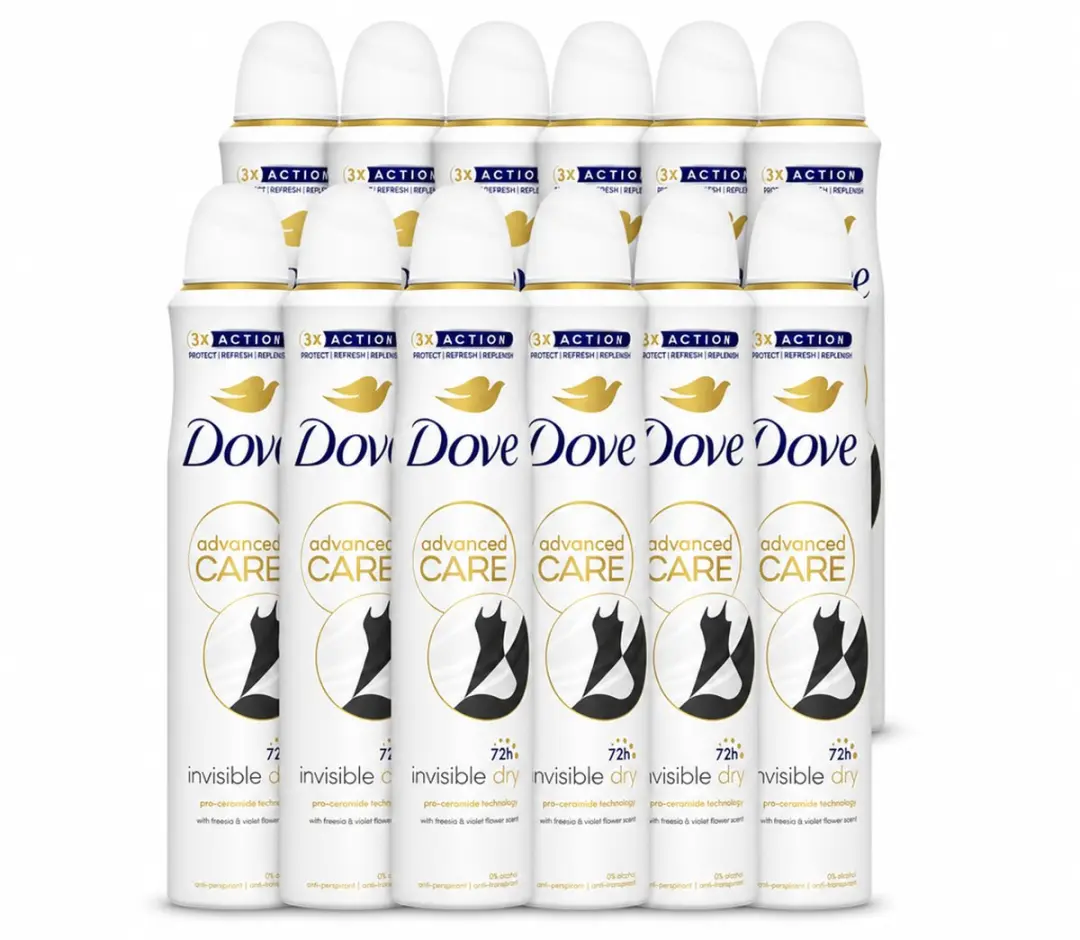 12 x Dove Deodorant Spray