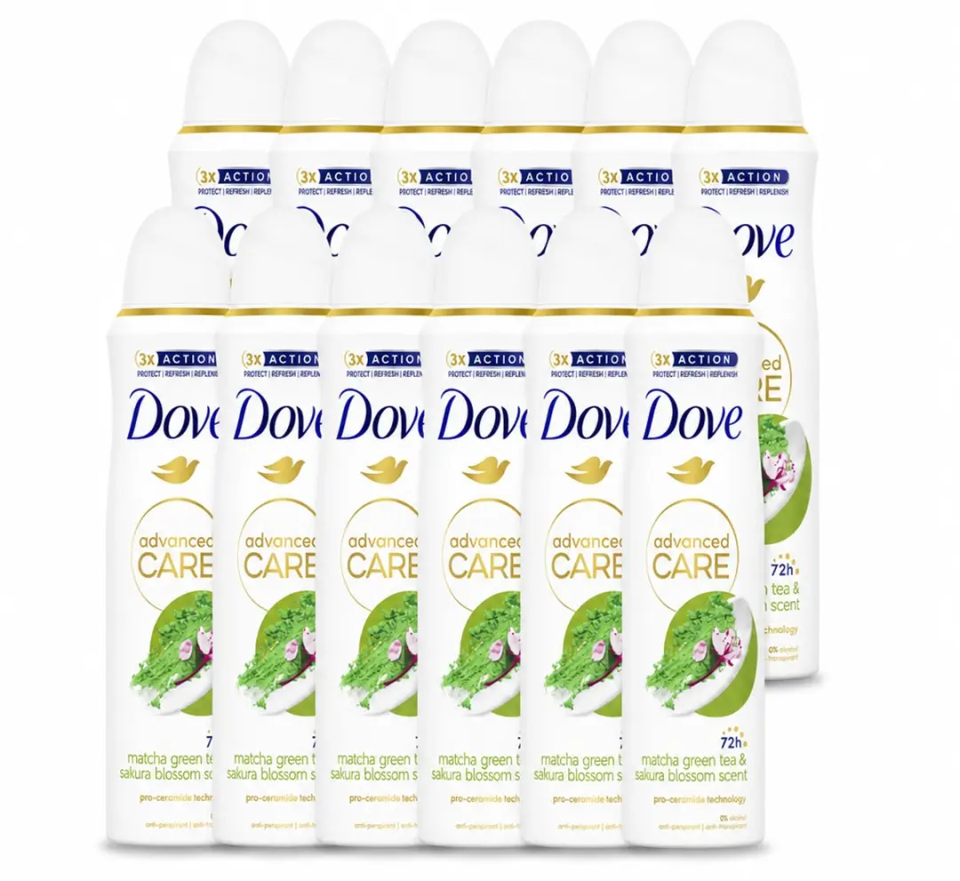 12 x Dove Deodorant Spray