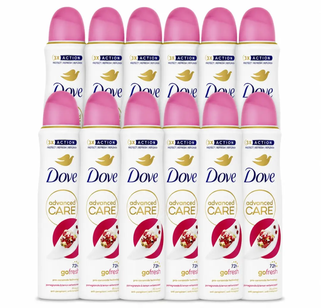 12 x Dove Deodorant Spray