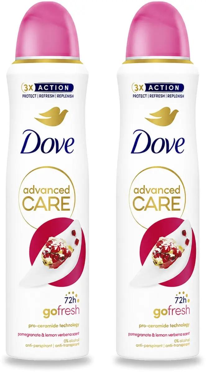 2 x Dove Deodorant Spray