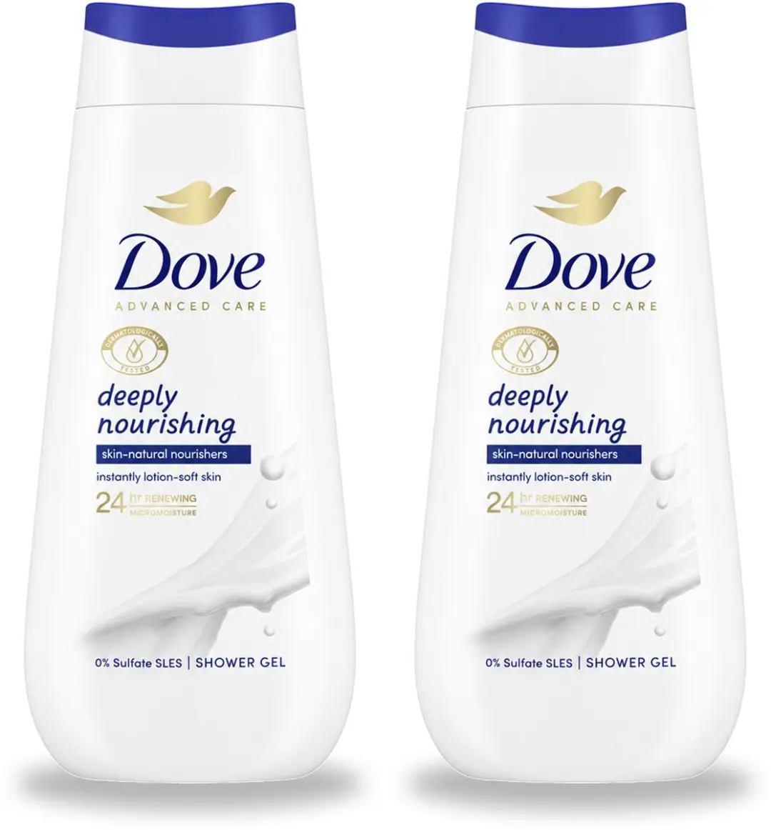 2 x Dove Douchecrème