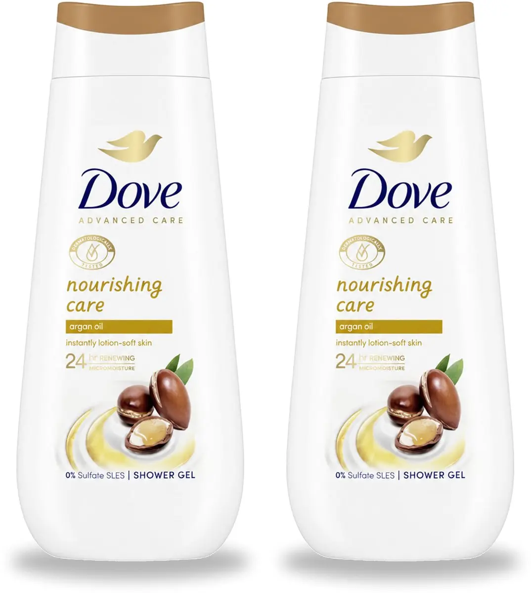 2 x Dove Douchecrème