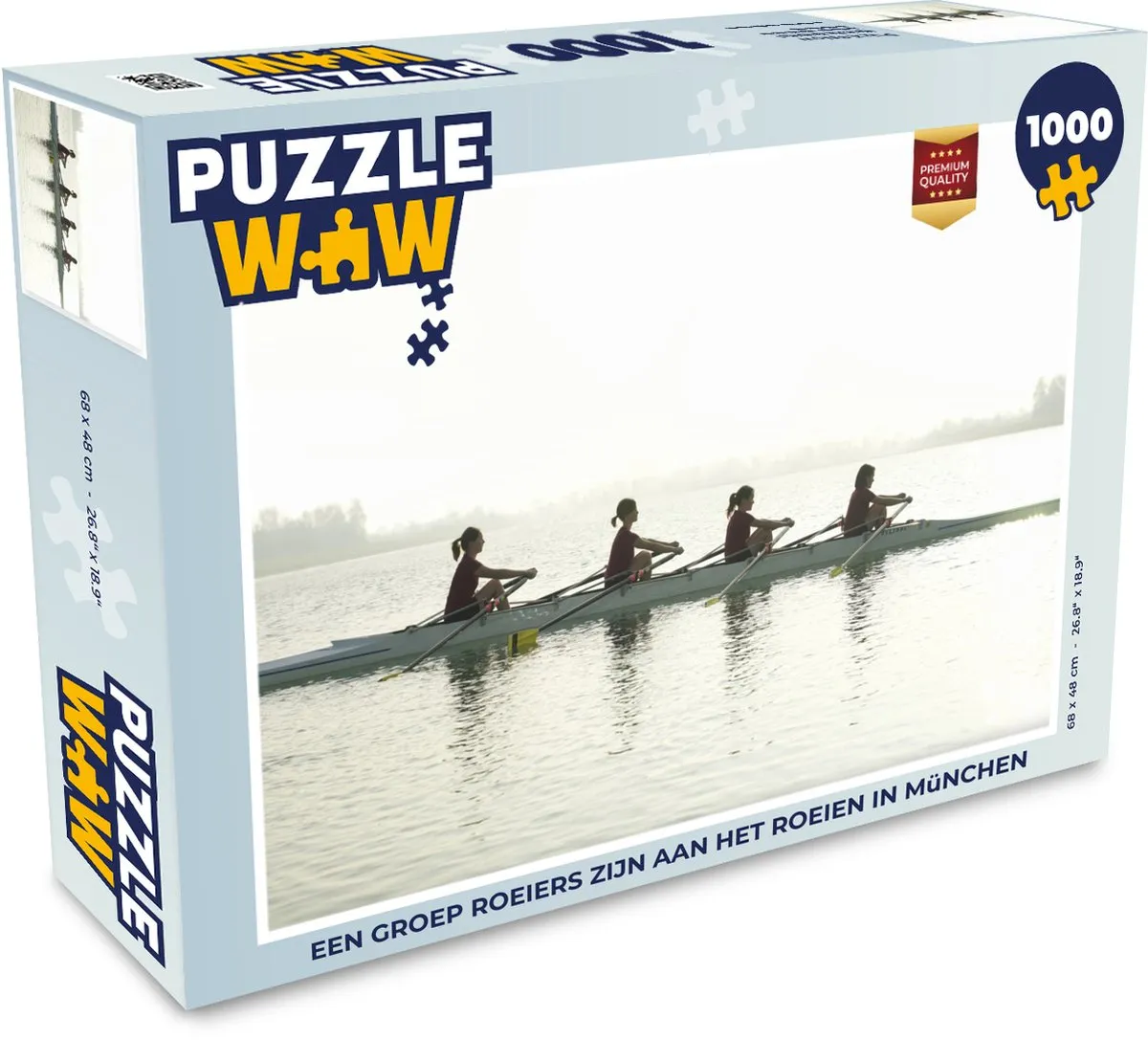 PuzzleWow Legpuzzel München 1000 Stuks - Multicolor