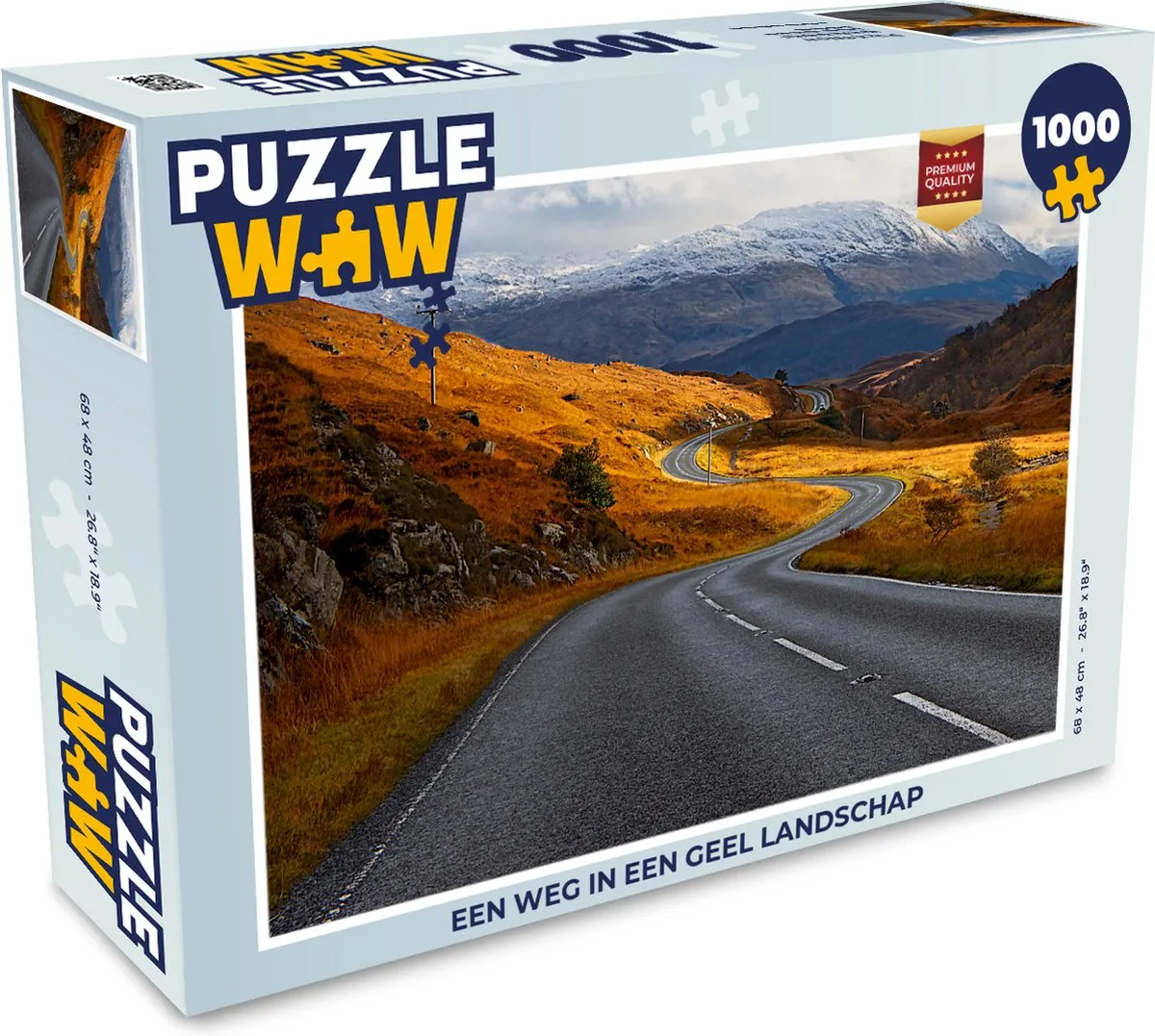 PuzzleWow Legpuzzel 1000 Stuks - Multicolor
