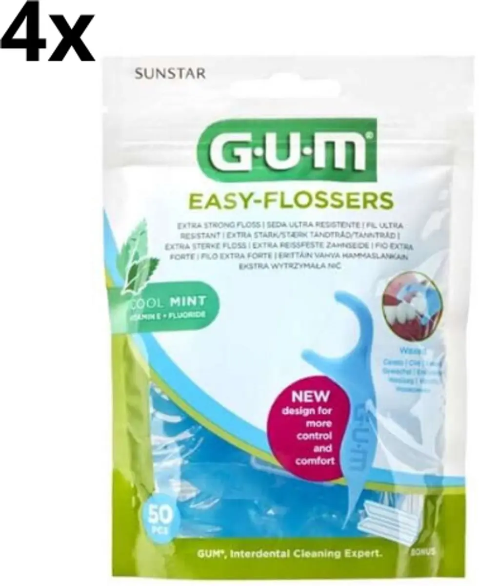 GUM Easy Flossers Cool Mint