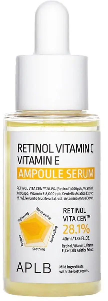 APLB Retinol Vitamin C Vitamin E Ampoule Serum 40ml