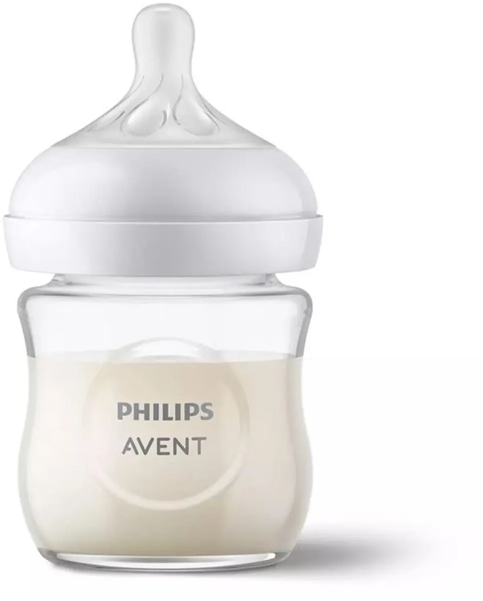 Philips Avent Natural Response Glazen Babyfles 120ml - Transparant - afbeelding 5 van 5