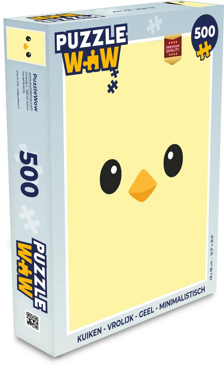PuzzleWow Kuiken Legpuzzel 500 Stuks
