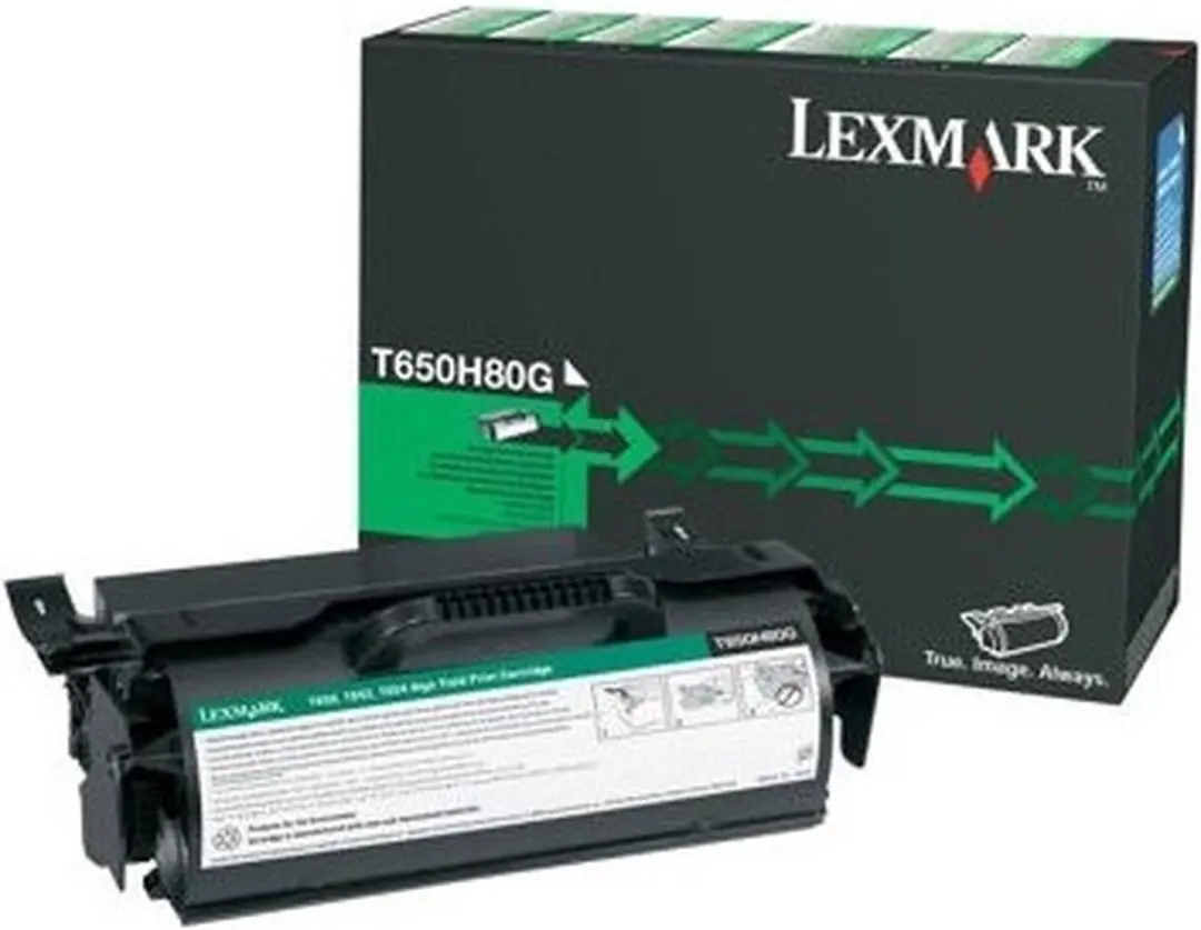 Lexmark T650H80G Tonercartridge - 25.000 Pagina's - Zwart