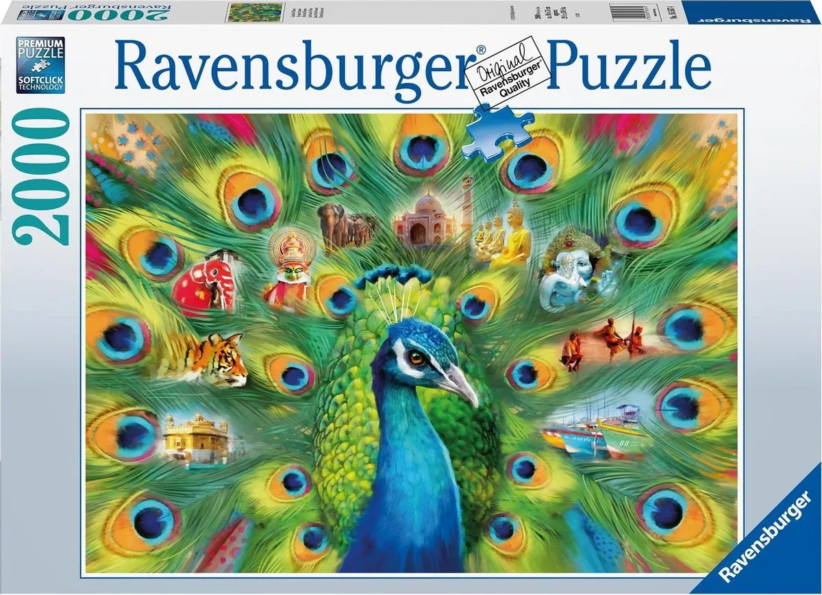 Ravensburger Land of the Peacock Legpuzzel 2000 Stuks